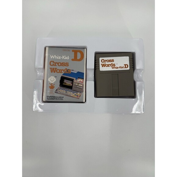 NEW Vintage 1984 VTECH Crosswords Whiz Kid Electronic Learning System Series D - Picture 9 of 16